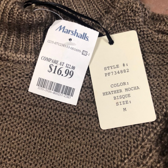 Mocha Sweater Women’s Size M NWT - Picture 3 of 6